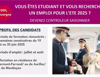 OFFRE d'EMPLOI ETUDIANT - ETE 2025